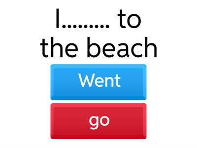 Past simple ırreguler