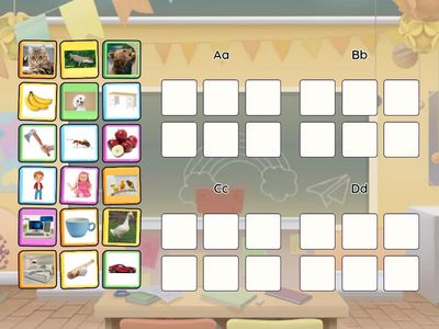 F&F - Starters - Review 1 - Aa-Dd