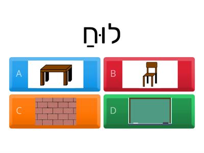 מה יש בכיתה?