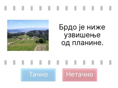 Рељеф, 2. разред