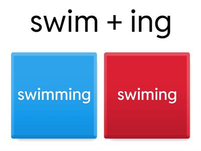 Spelling Words: Doubling Rule