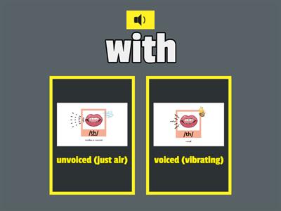 TH sound practice (articulation 2)