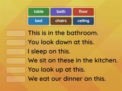 GI A1+ U6. Rooms and furniture