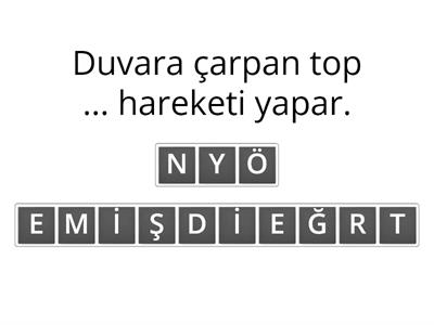 Hareket Türleri