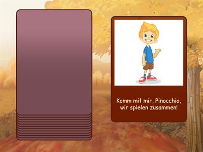 Rollenspiel: Pinocchio lügt