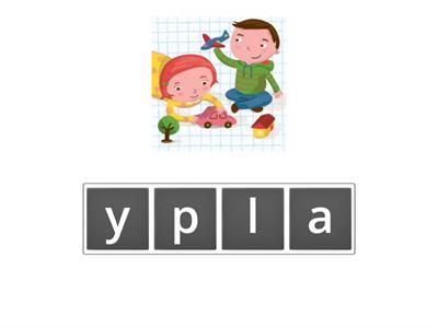 Phonics - 'ay' words