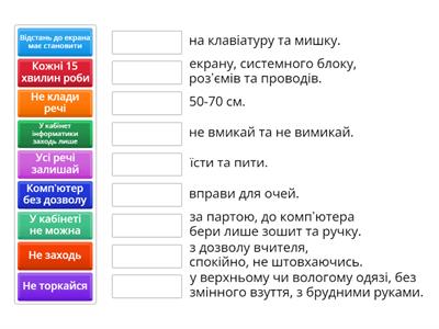 Техніка безпеки в кабінеті інформатики