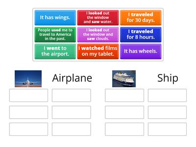 Airplanes VS Ships