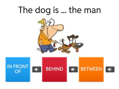 in, on, under, next to