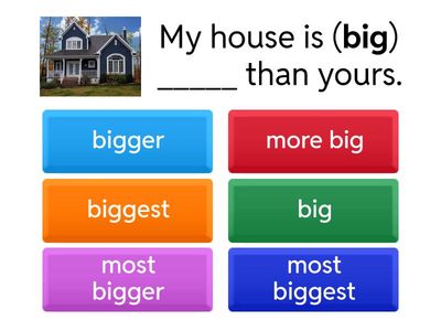 Comparative and Superlative Forms