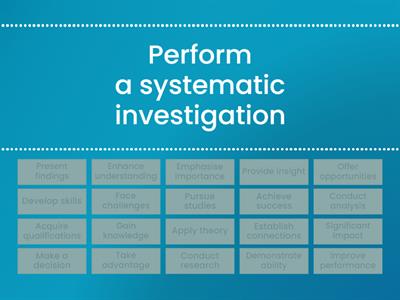 Academic Collocations
