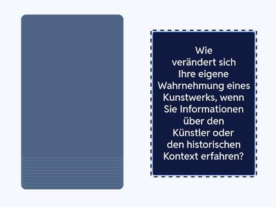 Bildende Kunst: Diskussionsfragen