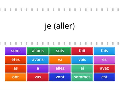 2/2H- verb review #1- aller, avoir, être, faire