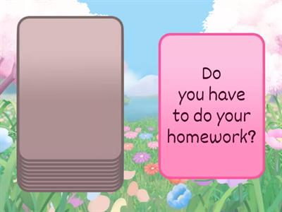  Have to / don't have to | speaking