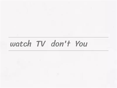  Negative Form Present Simple