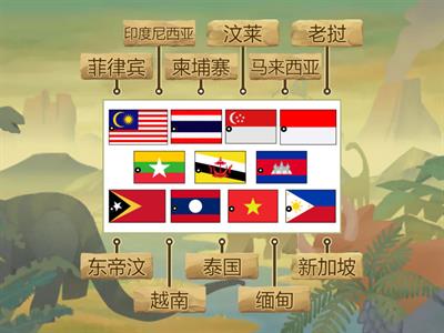 五年级历史 东南亚国家的国旗