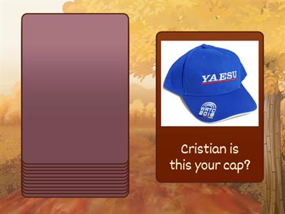  Speaking cards - Present continuous