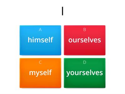 Reflexive pronouns