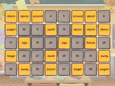 Schwa says /u/ & /i/ matching game