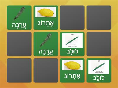  Sukkot memory game 