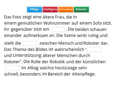 Bildbeschreibung "Roboter"