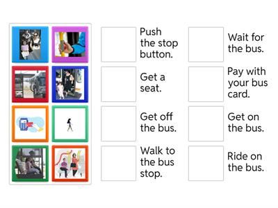 Taking the Bus - Matching Pictures to Sentences 