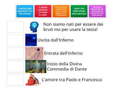 Le frasi della Divina Commedia di Dante