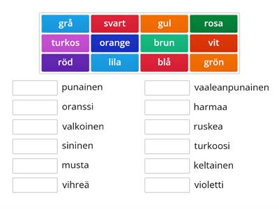 Megafon 1, kpl 5, värit