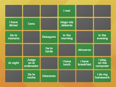 Daily Routine Y8 Spanish