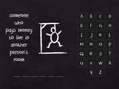 Module 8 - Accommodation. Hangman