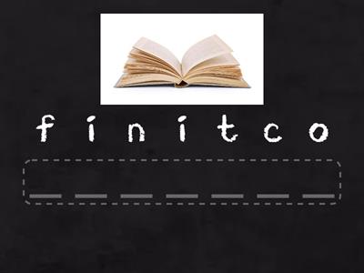 Jumbled Education Words