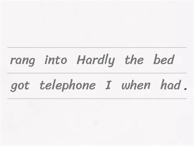 SAV3 ACI-5 U3A GRAMMAR Inversion