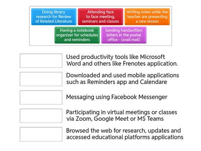 Then and Now: Life with and without ICT