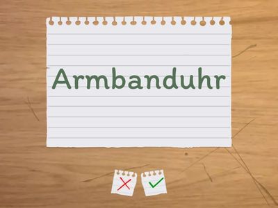 Clothing: GERMAN to ENGLISH