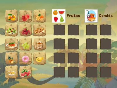 Frutas vs comida