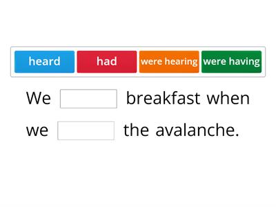 Past Simple vs. Past Continuous