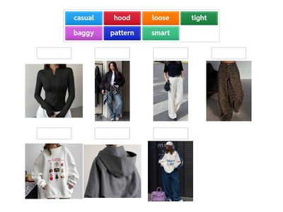 Match the words with the correct picture.