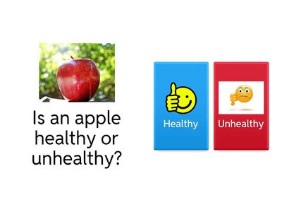 Healthy and Unhealthy Food Quiz