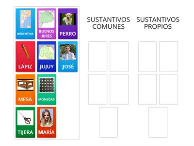  SUSTANTIVOS PROPIOS Y COMUNES