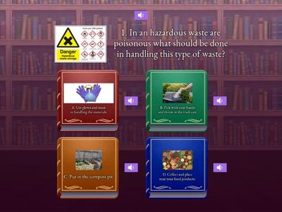 PROPER WASTE MANAGEMENT SHORT QUIZ FOR GRADE 6 GROUP 3