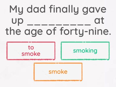 Gerund and Infinitive B2