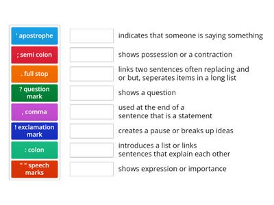 Punctuation Sorter adapted