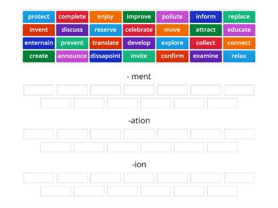 noun suffixes 