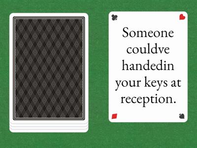 Past Modals --Pronunciation 