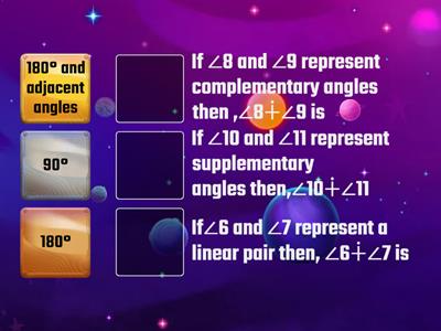 Angles and pairs of angles