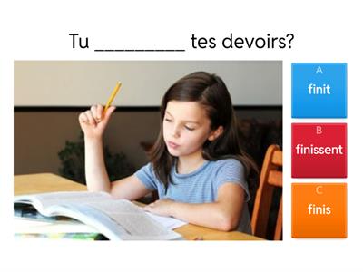 Regular -ir verb conjugations 