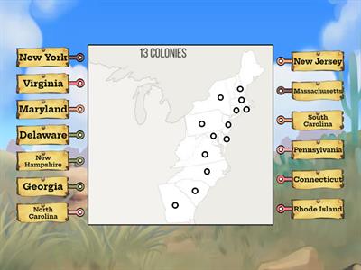 Name the 13 Colonies