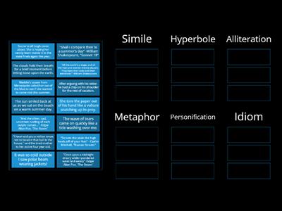Figurative Language Review Sort