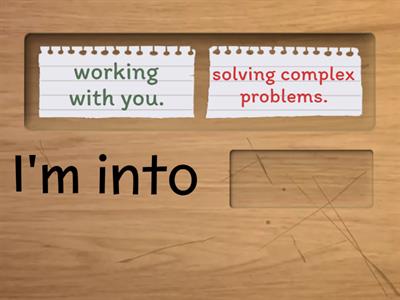 First impressions matter - B1