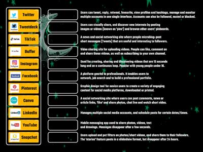 Part 2 - Social Media Matching Activity